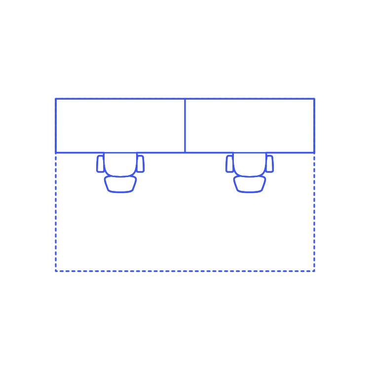 Layouts Private Offices Shared Pair Wall Stencil Svg Vector Free Vectors